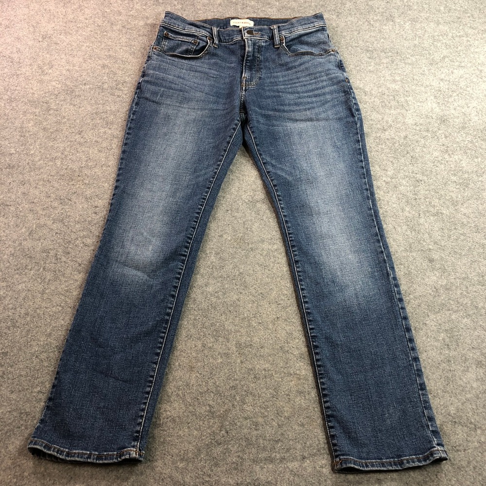 Lucky Brand Mens 223 Straight Jeans 31x32 Blue Medium Wash Denim Stretch